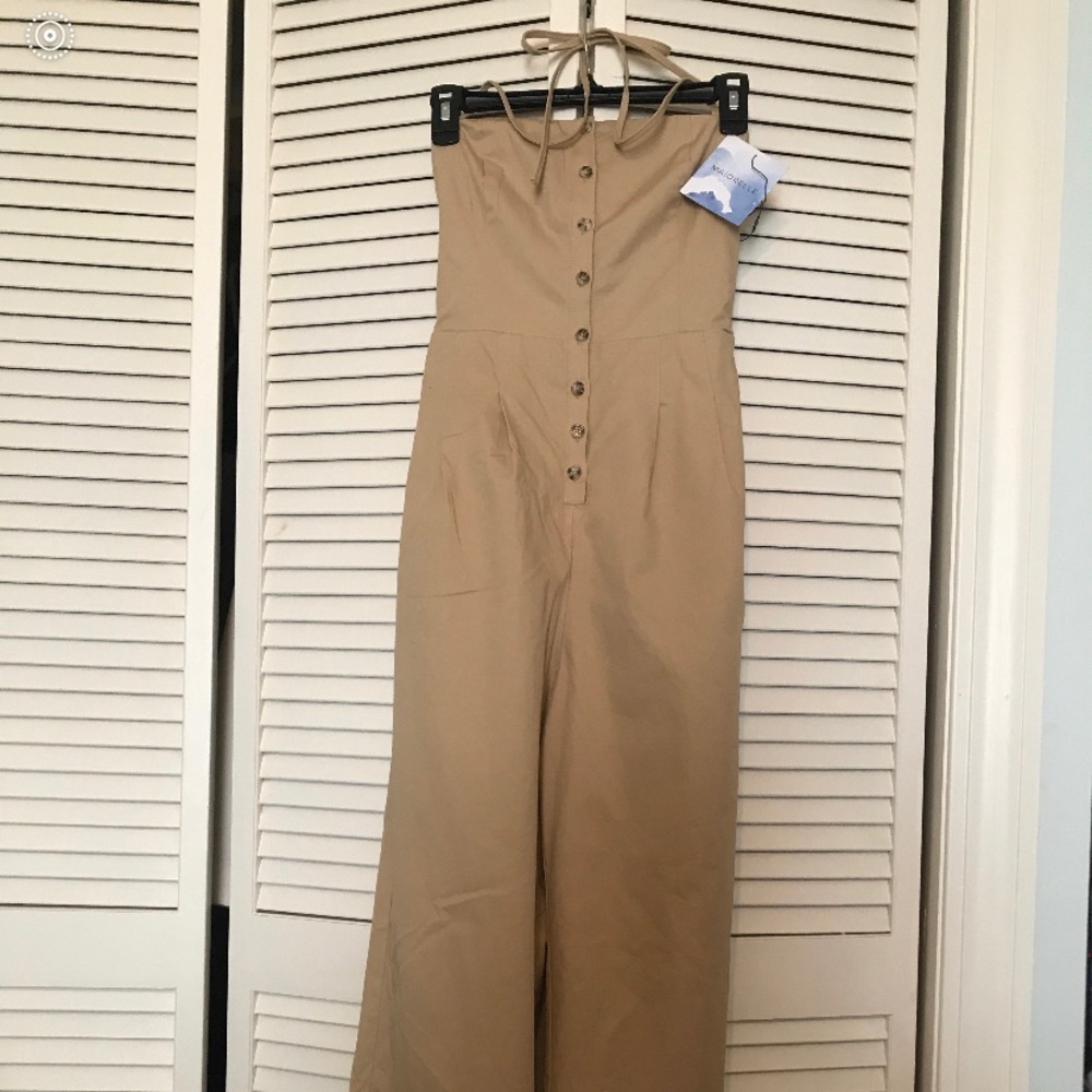 Marjorelle Beige Jumpsuit